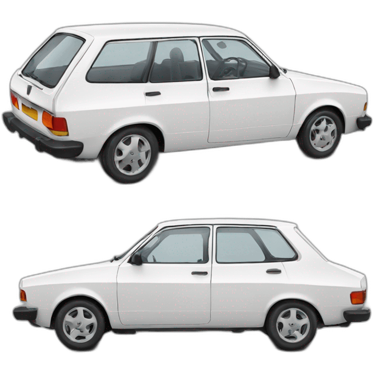 White Skoda 120 emoji