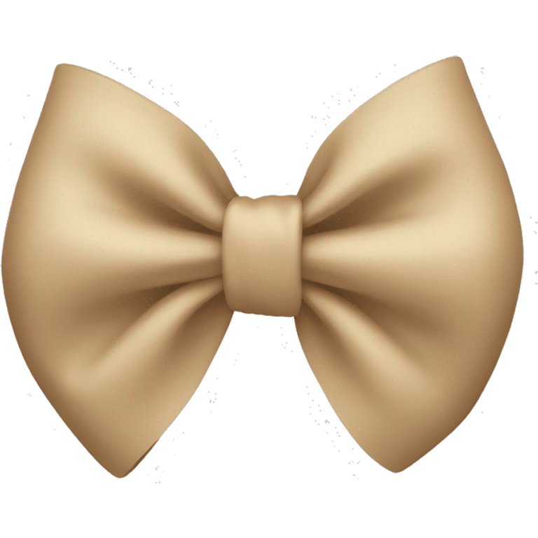 Beige bow  emoji