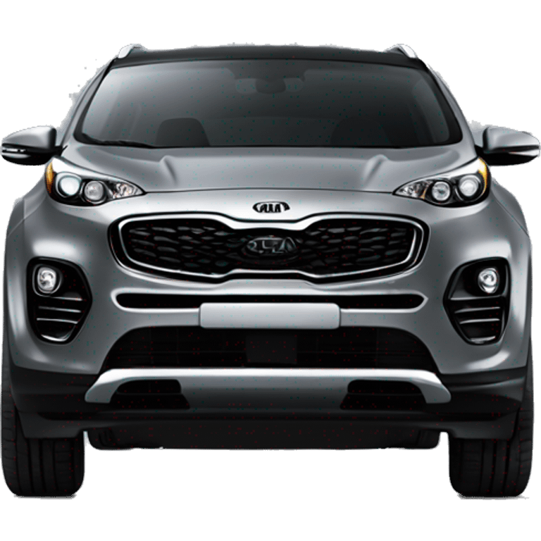 Kia sportage couleur gris avec des néon  emoji