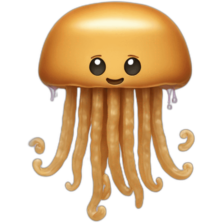 Peanut butter cute jellyfish rich money emoji