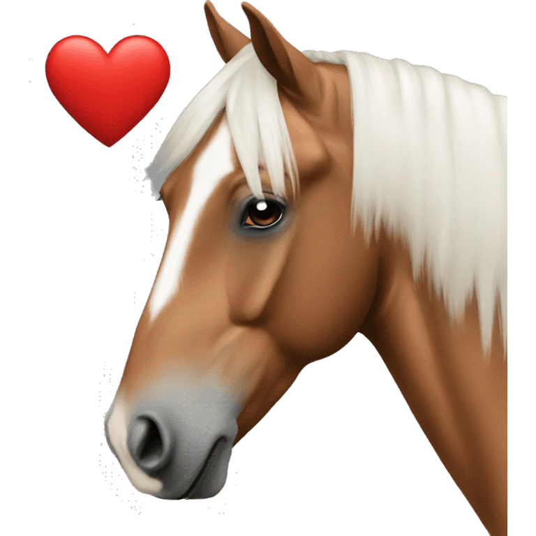 heart and horse emoji