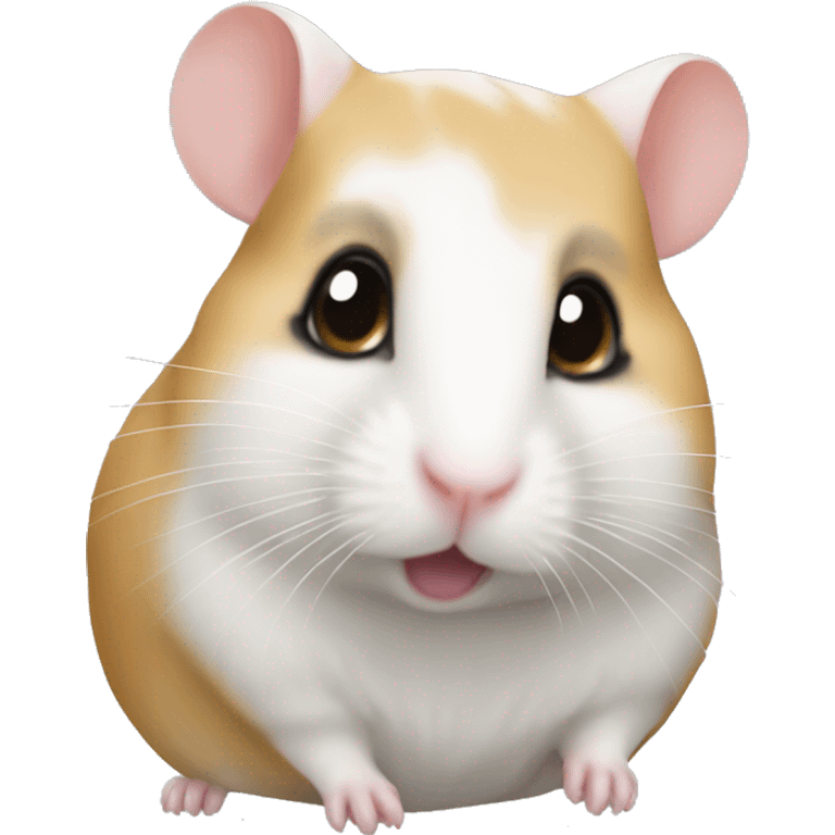 Arab white thobe male hamster head emoji