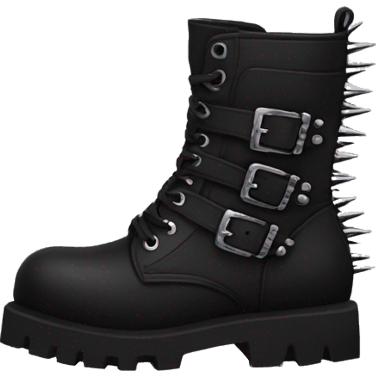 goth boots with spikes  emoji