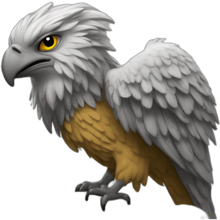 Griffon flamboyant  et inspirant, simple, épurer  emoji