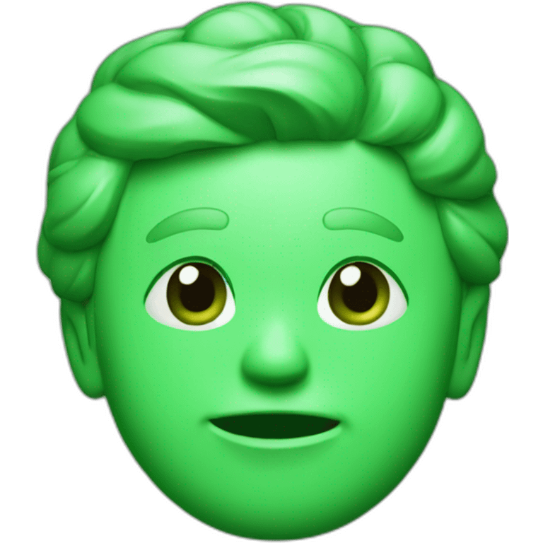 F and R green color emoji