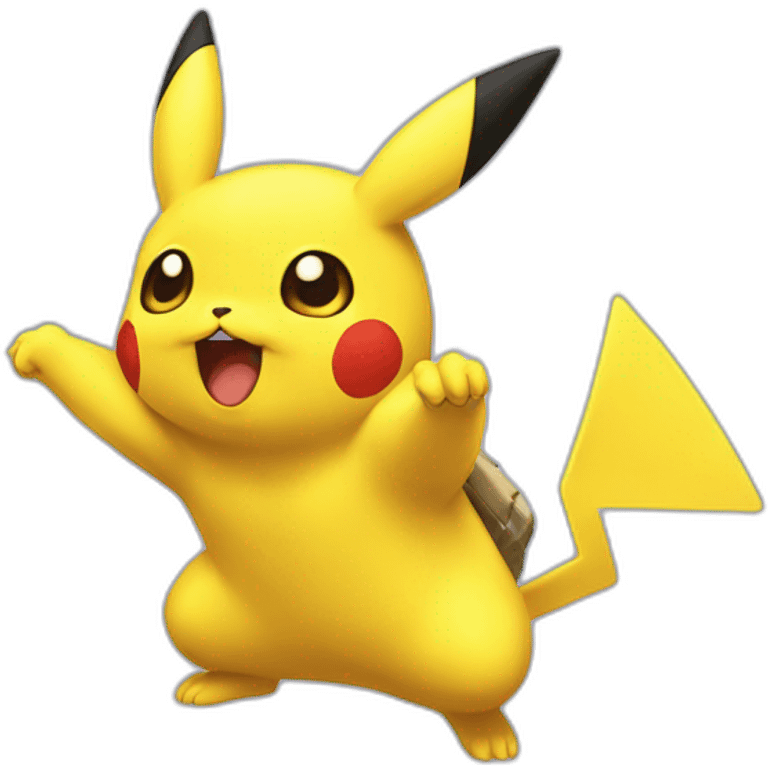 Pikatchu attaque emoji