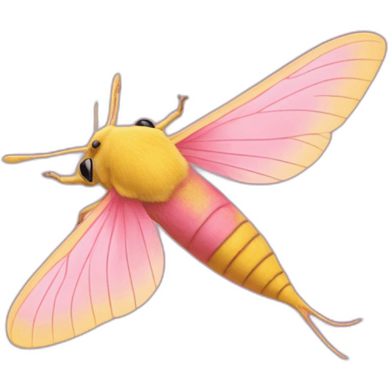 rosy maple moth emoji