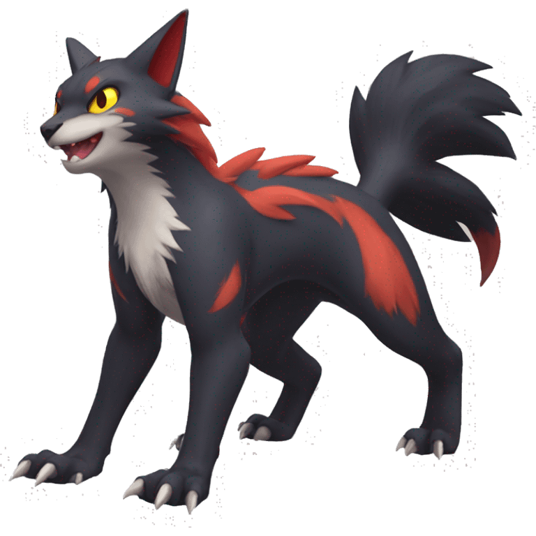 Nargacuga-Torracat-Zoroark full body emoji