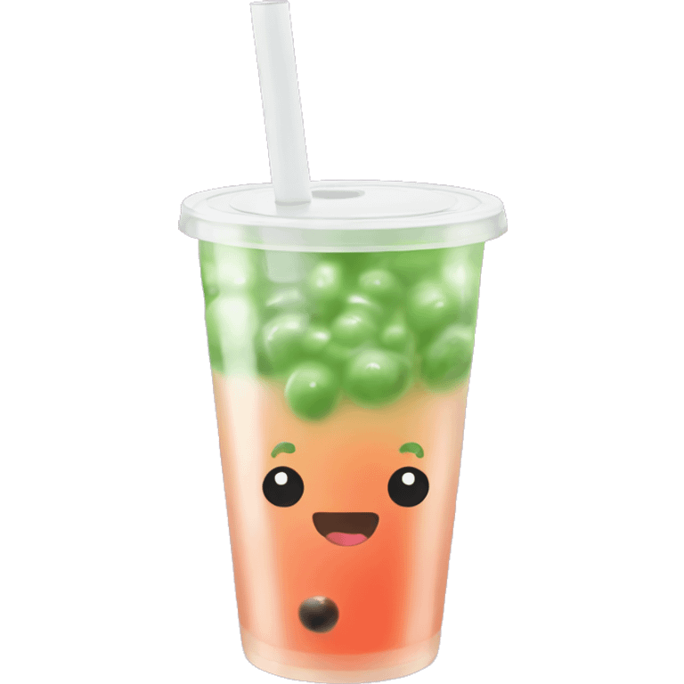 fruit bubble tea  emoji