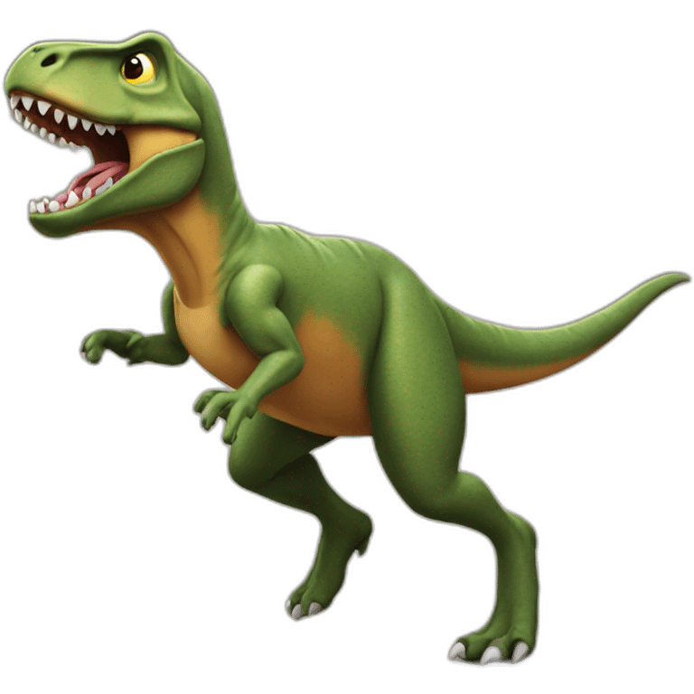 trex running emoji