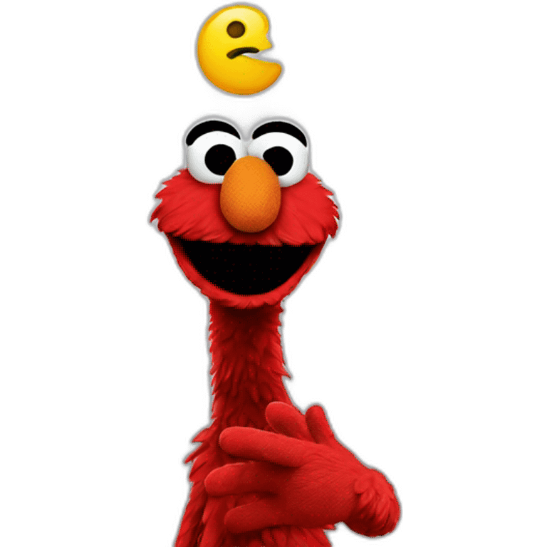 Elmo salute emoji