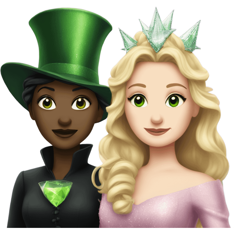 Glinda and Elphaba emoji