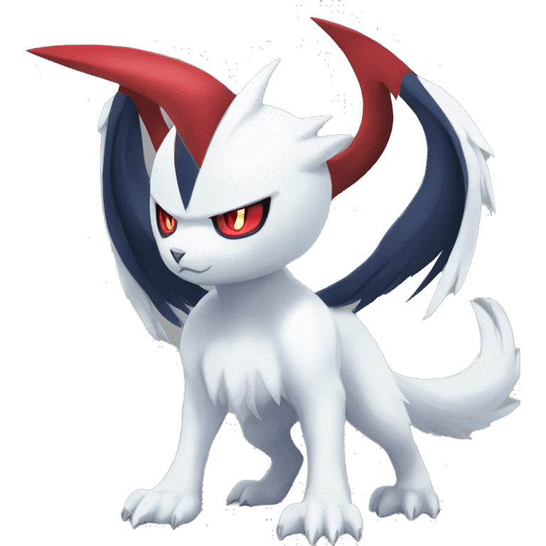 Cool Edgy Absol-Zangoose-Quilava, full body emoji