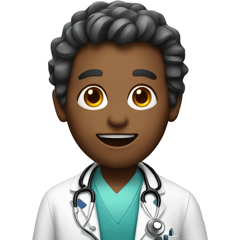  Doctor showing tongue emoji