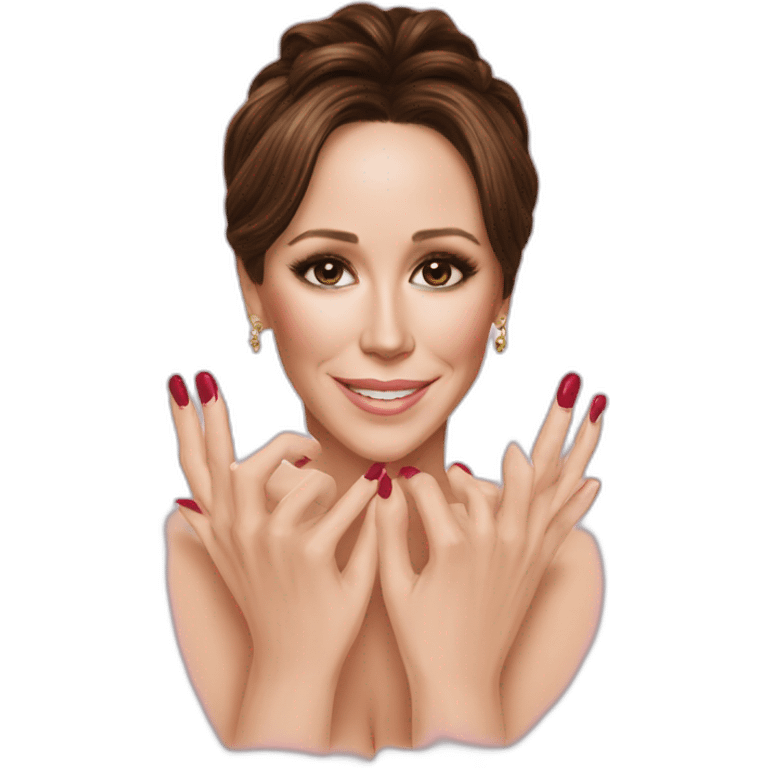 Jennifer love hewitt nail artisg emoji