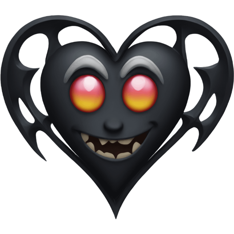 Gothic heart emoji