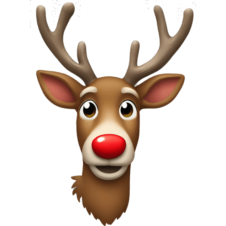 Red Nosed Reindeer emoji