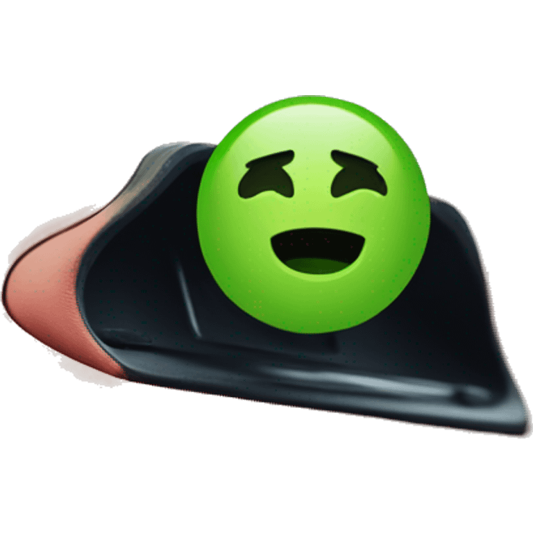 Spotify in a Tesla emoji