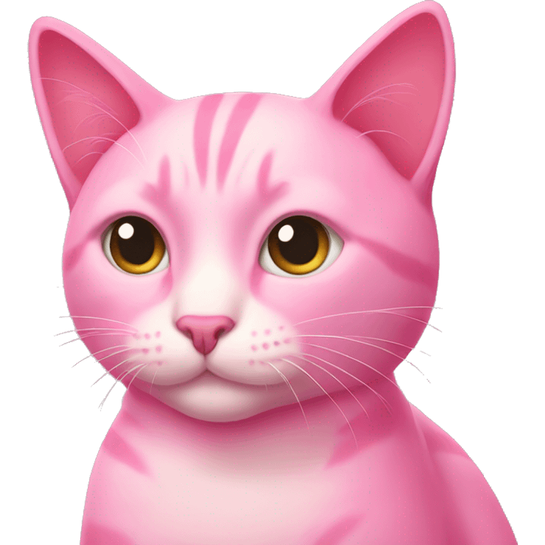 pink cat  emoji