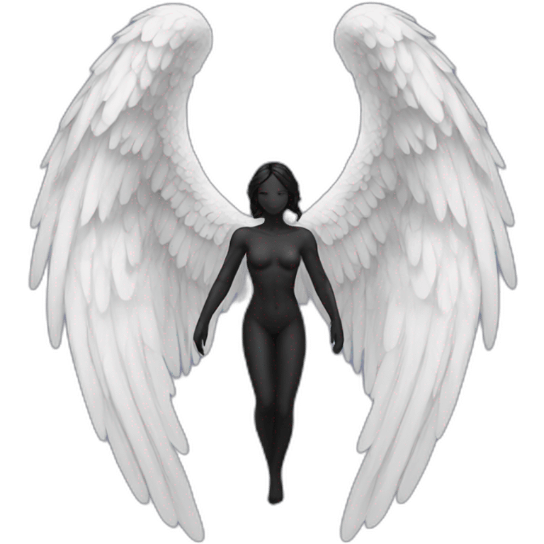 black angel wings emoji