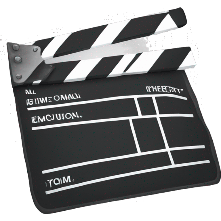 clapperboard emoji