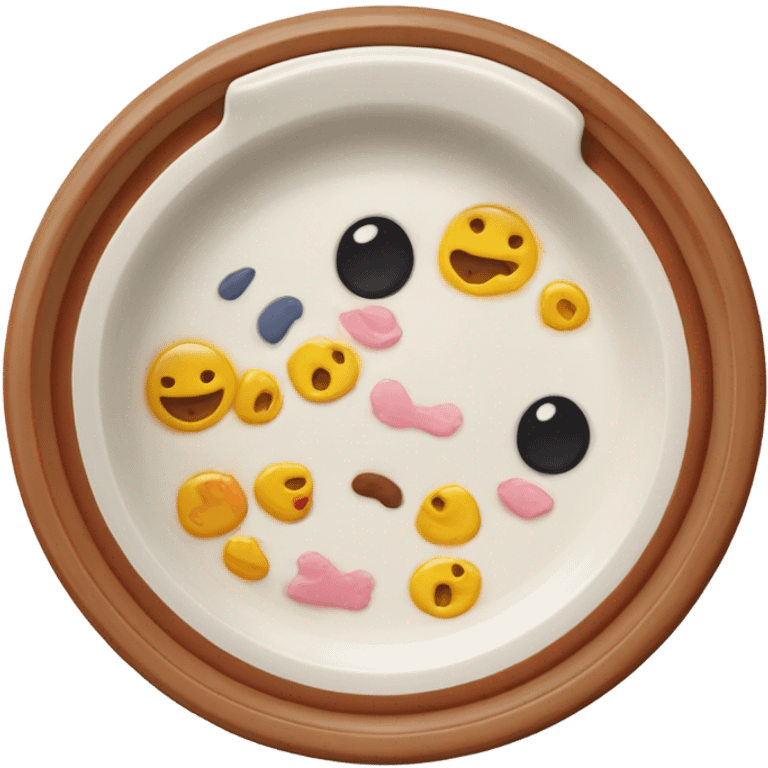 Plato para perro emoji