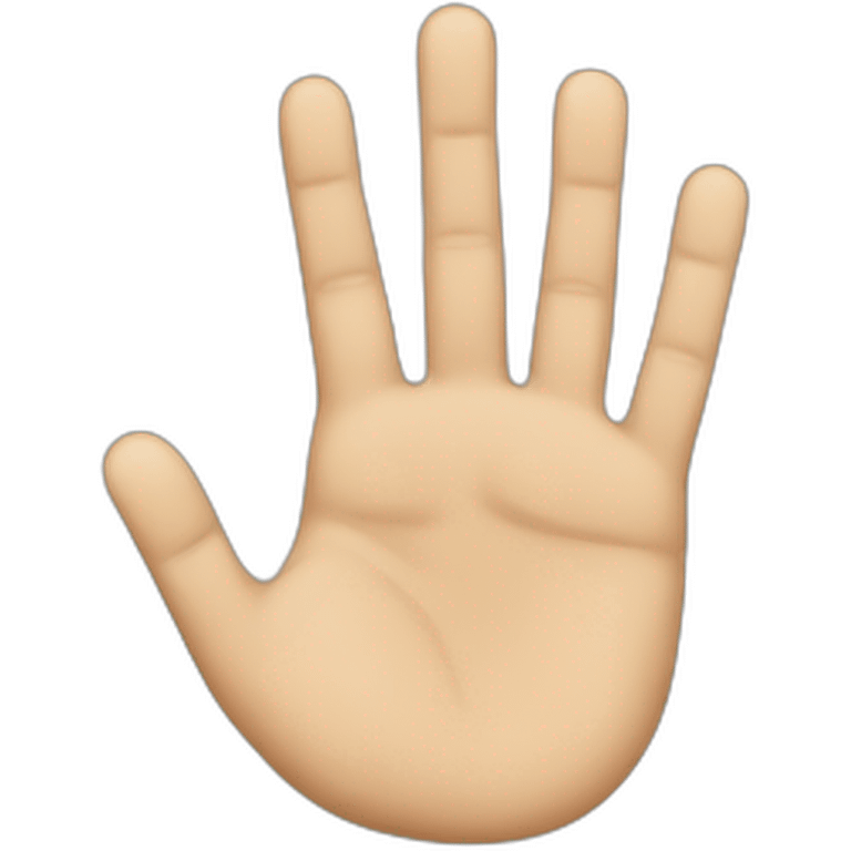 eight fingers  emoji