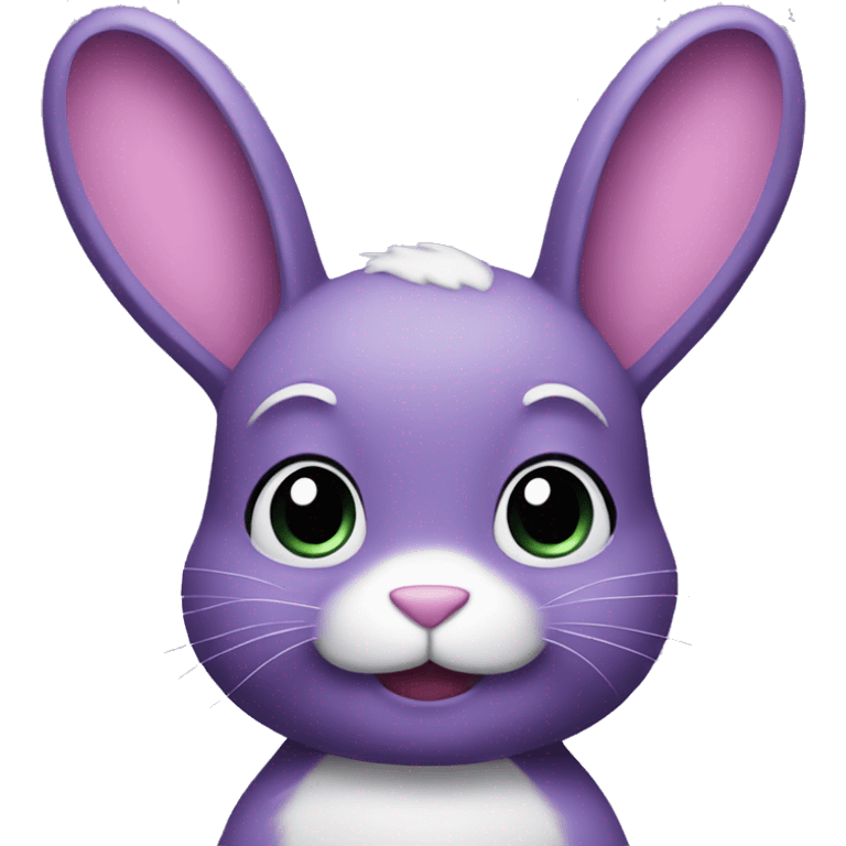 Purple bunny emoji