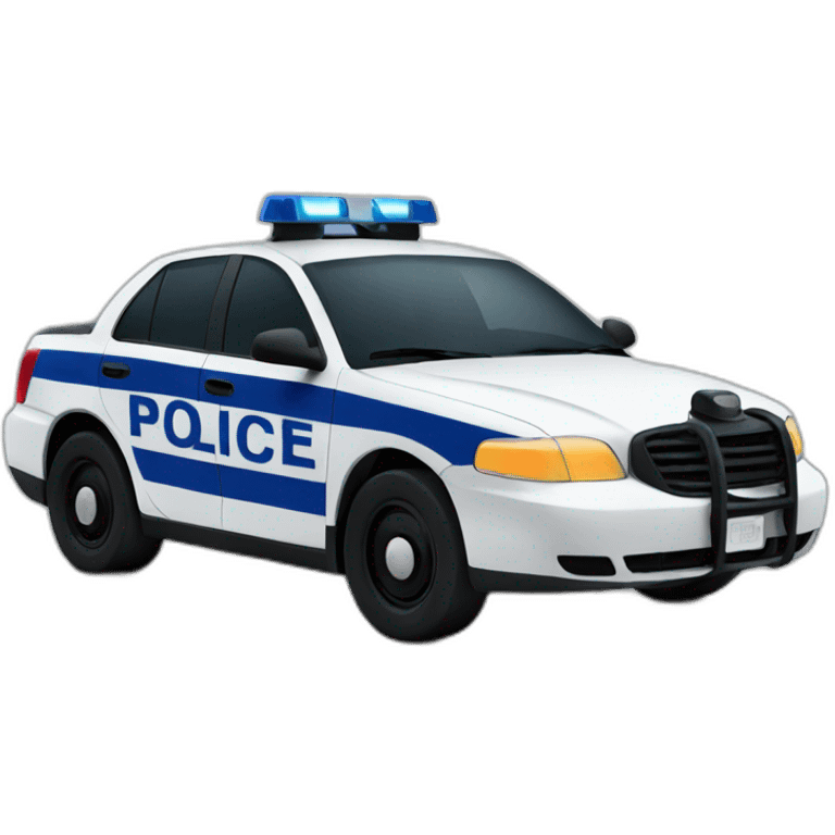 Police cars emoji