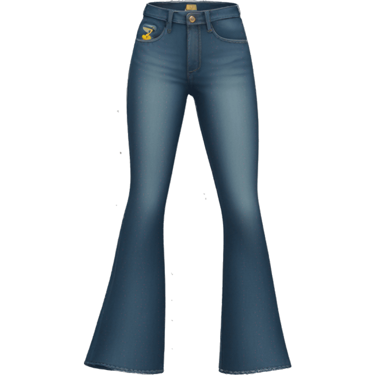 Bellbottom jeans emoji