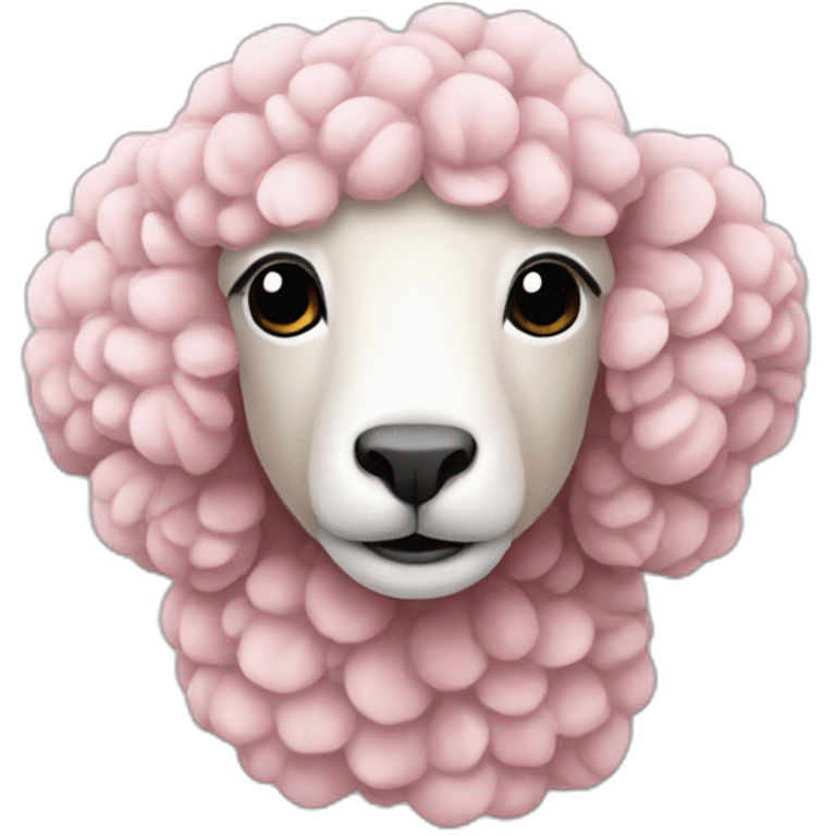 mouton rose emoji