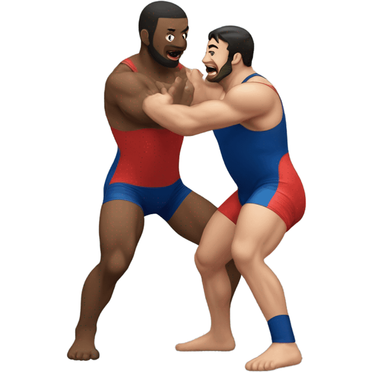 Wrestling  emoji