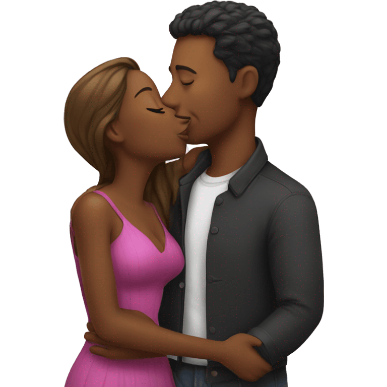 girl kiss her husband  emoji