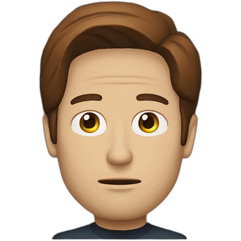 Mulder thinking emoji