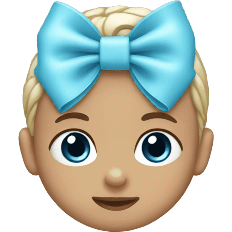 baby blue bow emoji