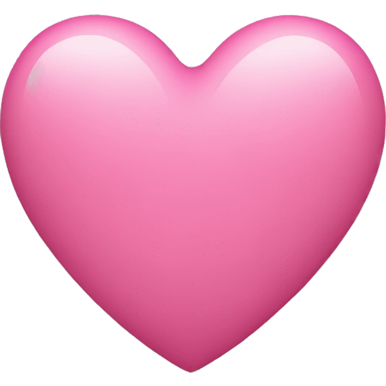 Aesthetic pink heart emoji