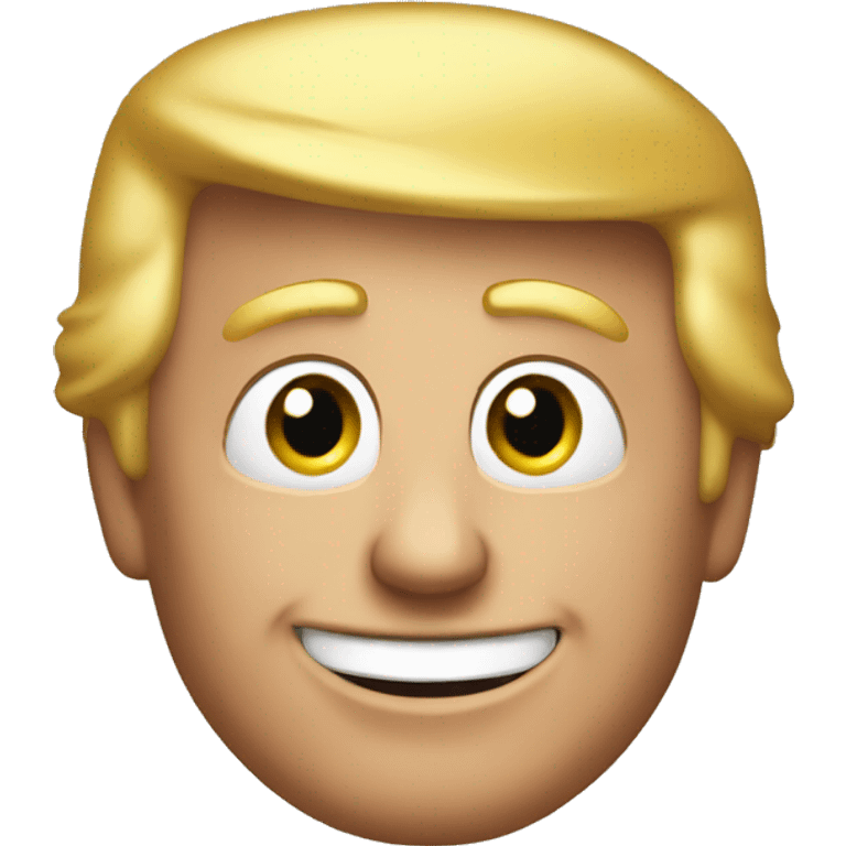 Trump smiling emoji