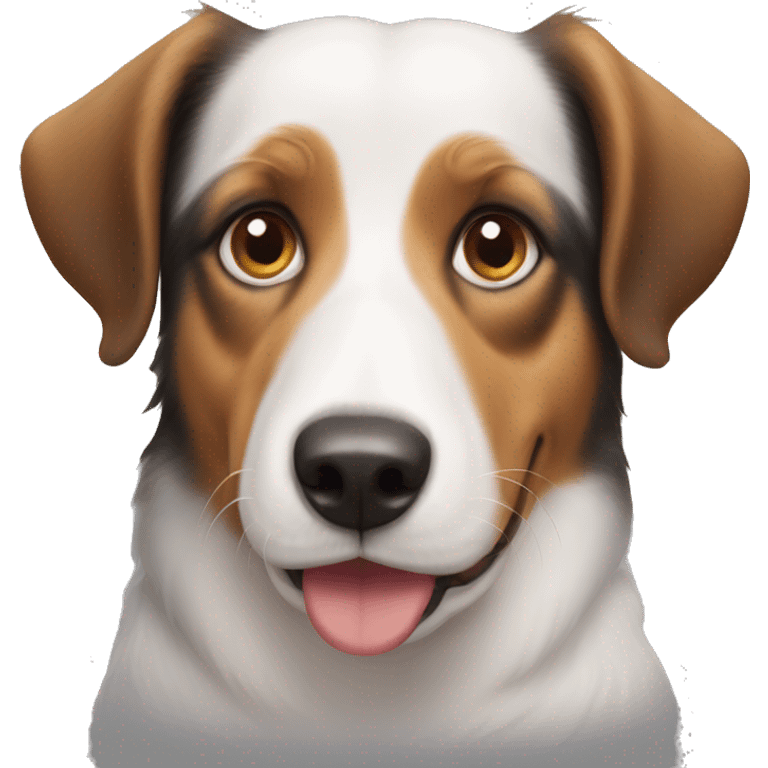 Australian Shepard beagle face  emoji