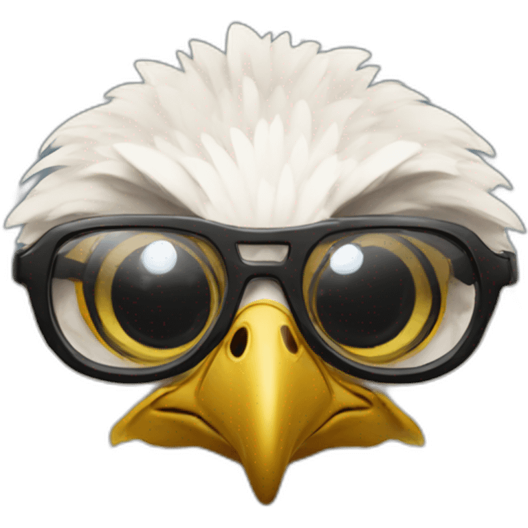 falcon with glasses emoji