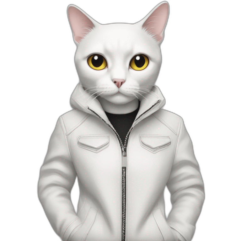 Balenciaga fashionable cat emoji