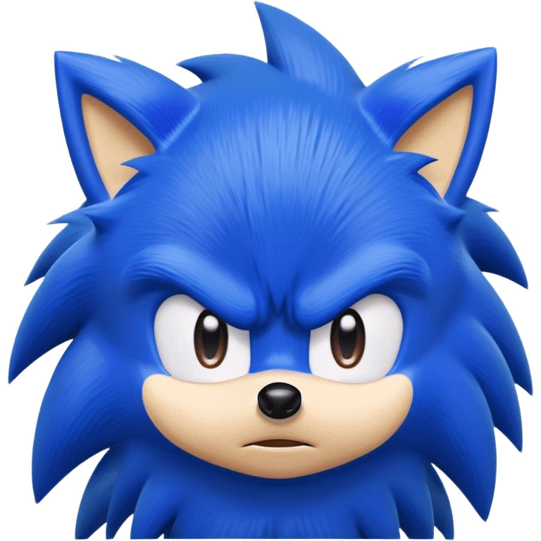 Sonic being stressed emoji