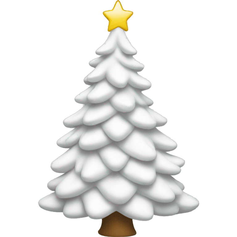 White christmas tree emoji