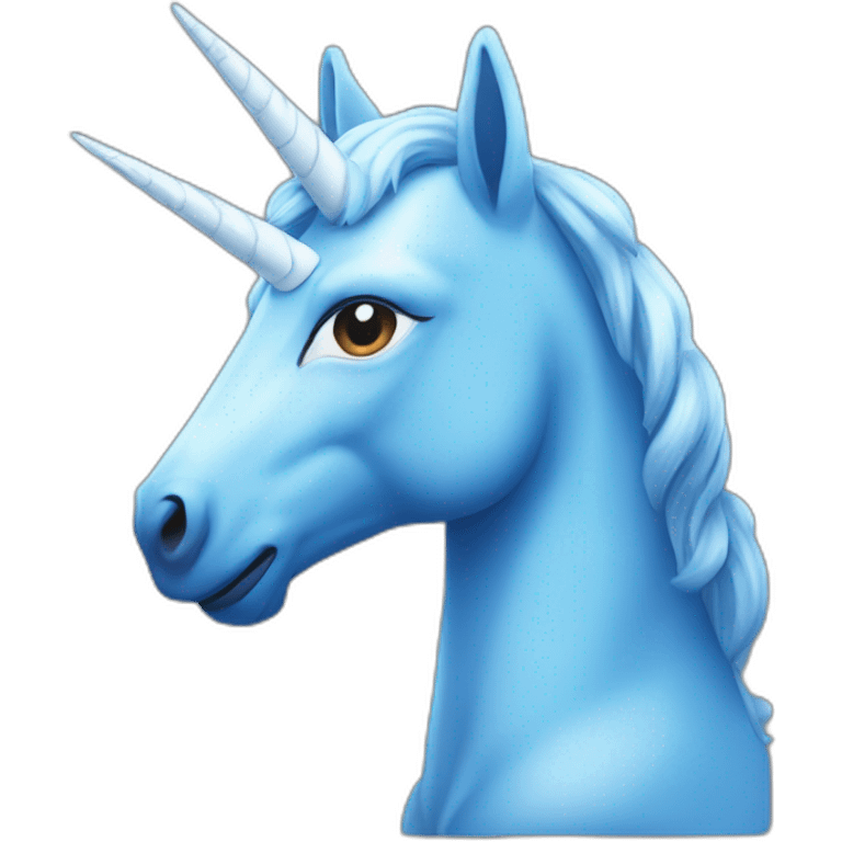 licorne bleue emoji