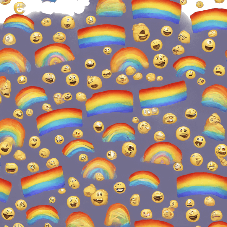 rainbow ipad emoji