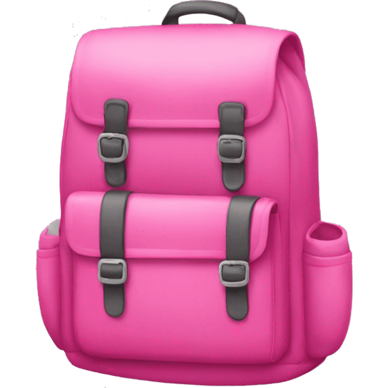 Pink bookbag emoji