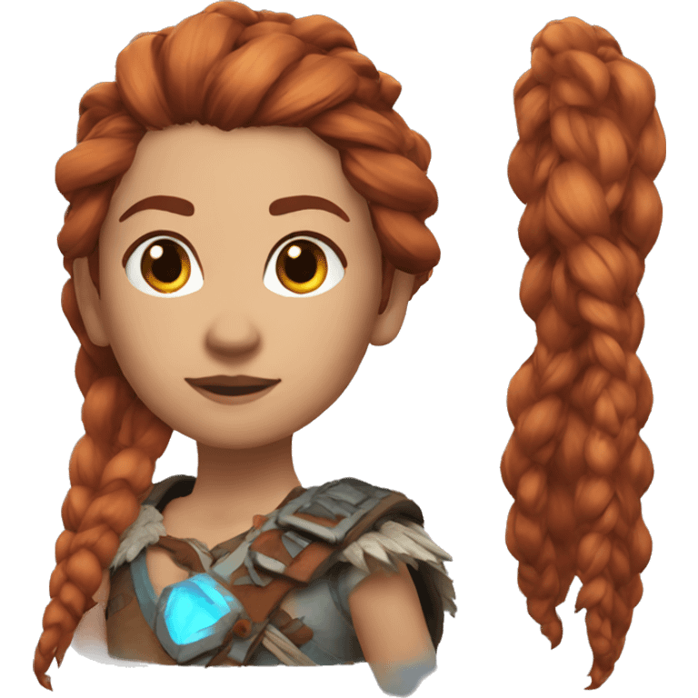 Aloy from Horizon games emoji