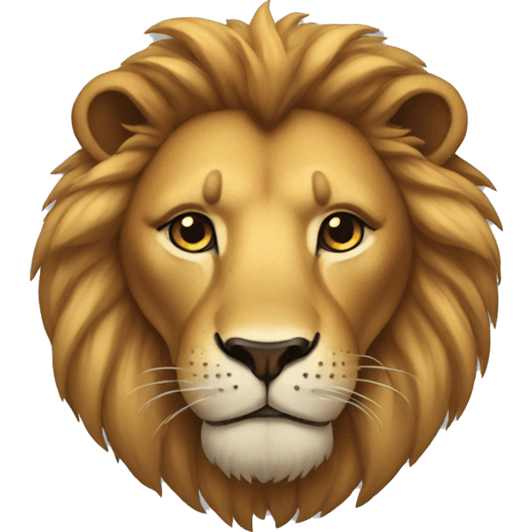 LION WITHOUT MANE emoji