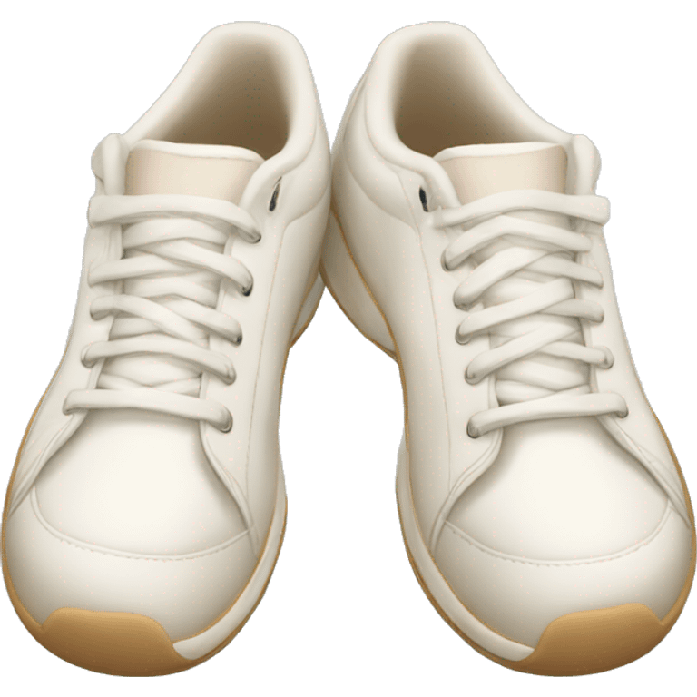 chunky white and beige tennis shoes emoji