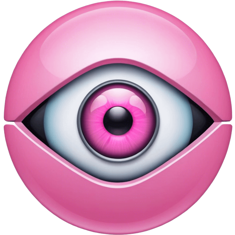 pink skynet eye emoji