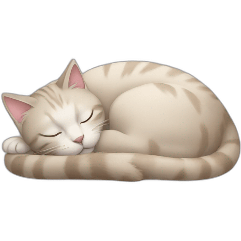 Cat slepping emoji